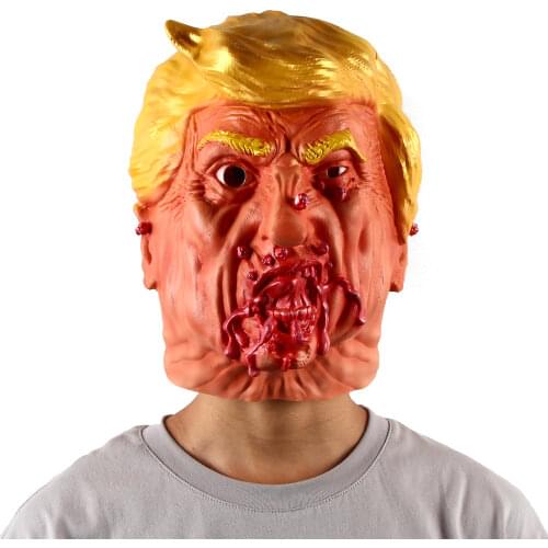 X-merry toy Celebrity Donald Trump Mask Halloween Party Carnival Cosplay Costume Latex Props