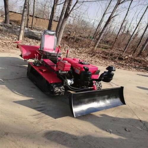 Multi-Function Garden Orchard Rotary Machine Diesel 35HP Mini Tractor Crawler Cultivator Rotary Tiller