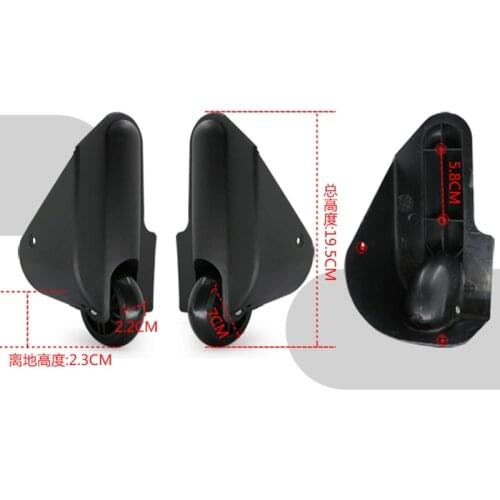 2018 New Suitcase Repair Wheels Spinner Replacement Luggage Wheels Suitcase Caster Bag Parts Fitting Repair