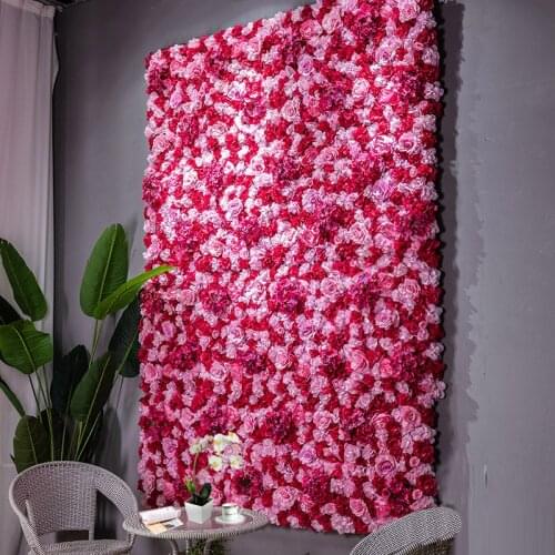 Single 40cm*60cm Party Background Wall Artificial Flower Wall Home Wedding Party Decoration Coffee Shop Wall decoration