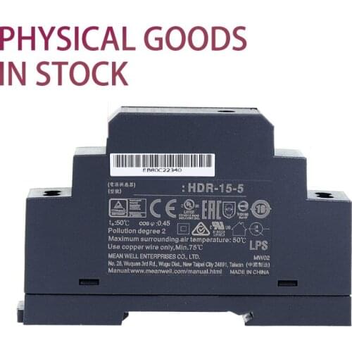 Original Brand New HDR-15-12 12V HDR-15-15 15V HDR-15-24 24V HDR-15-48 48V HDR-15-5 5V