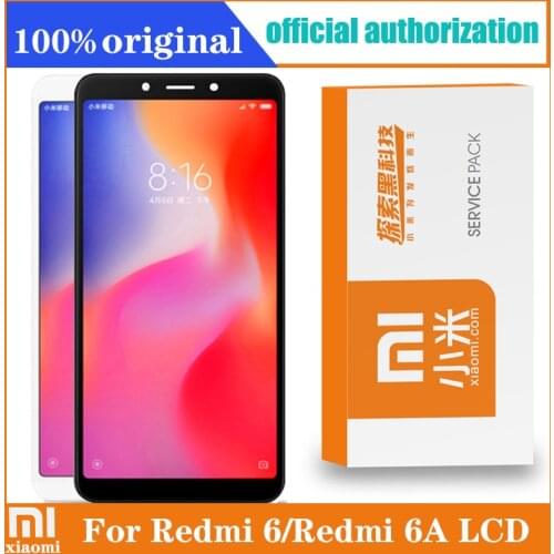 Original 5.45" Display Replacement for XIAOMI REDMI 6 For Redmi 6A LCD Touch Screen Digitizer Assembly with Retail Pack