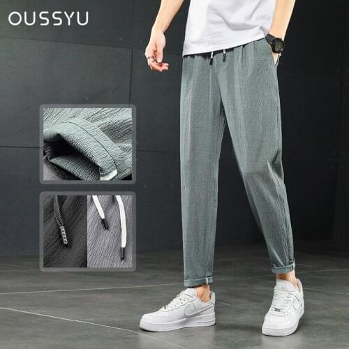 Мужские летние брюки OUSSYU China At AliExpress