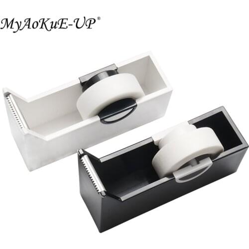 Tape Cutter Holder Grafting Eyelash Eyelash Extension Tools Eyelash Adhesive Tape Holder Black and White