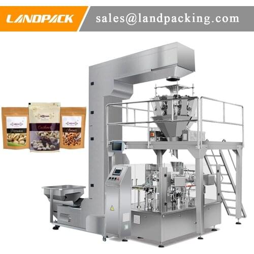 Nuts Doypack Machine Automatic Nuts Zipper Pouch Packing Machine