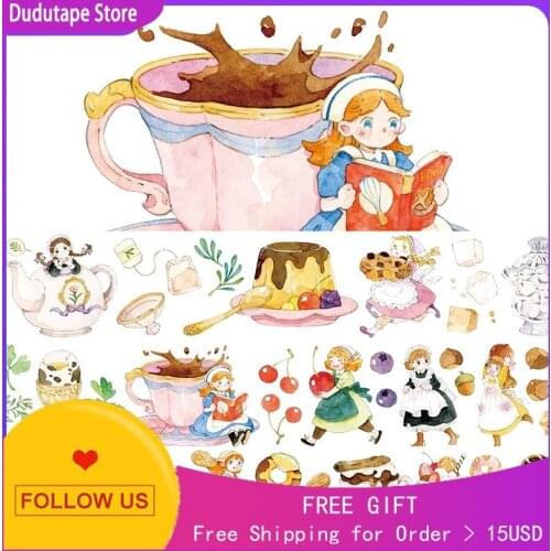 Yaminada Cute Little Man Dessert Washi Tape Sweet Afternoon Tea