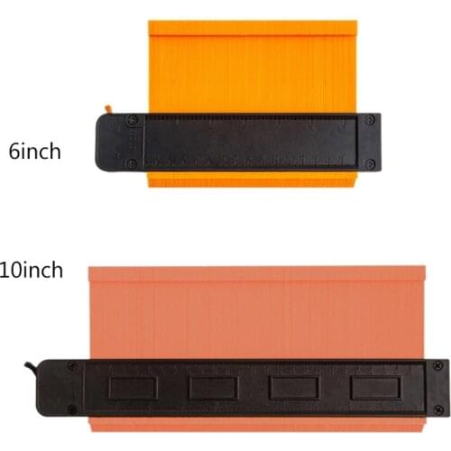 Lock Wider Contour Gauge Profile Tool Alloy Edge Shaping Wood Measure Ruler Laminate Tiles Meethulp Gauge
