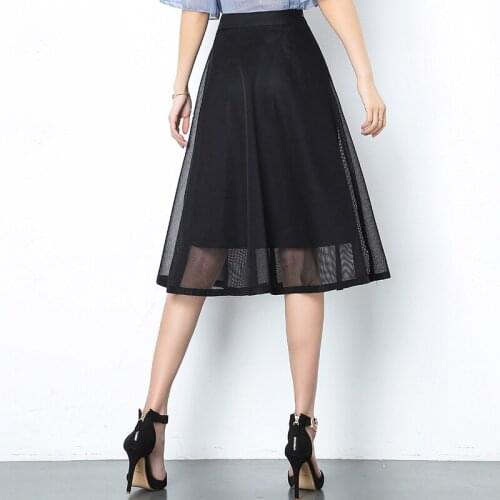 2021Spring/Summer Polyester Casual Solid A-Line Knee-Length Natural Chiffon