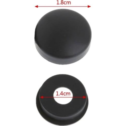 8 Pcs ABS License Plate Frame Screw Nut Caps+Bolt Cover Set For Car