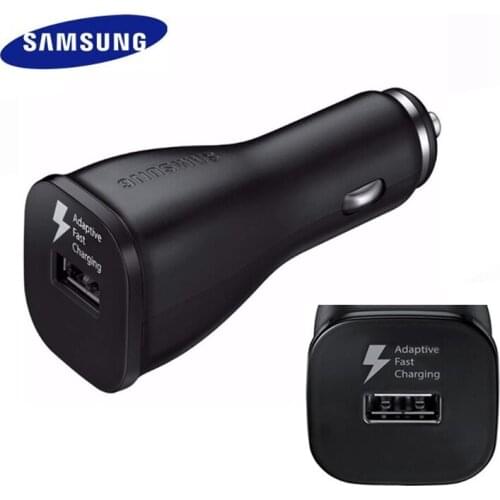 SAMSUNG Galaxy S10 S9 S8 plus Car Charger USB Quick Charge 1 Port USB Fast Charging for Galaxy note 10 plus 10+ 8 9 A50 A70 A30