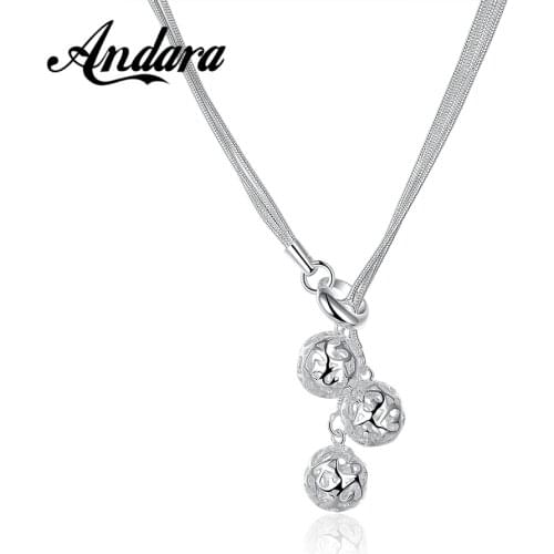 New 925 Silver Necklace Tennis Pendant Multilayer Necklace Snake Chain for Woman Jewelry Wedding Gift