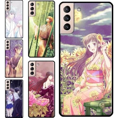 Fruits Basket Anime Silicone Soft Case For Samsung Galaxy S10 Plus S8 S9 S20 FE S21 Ultra Note 20 Ultra Coque