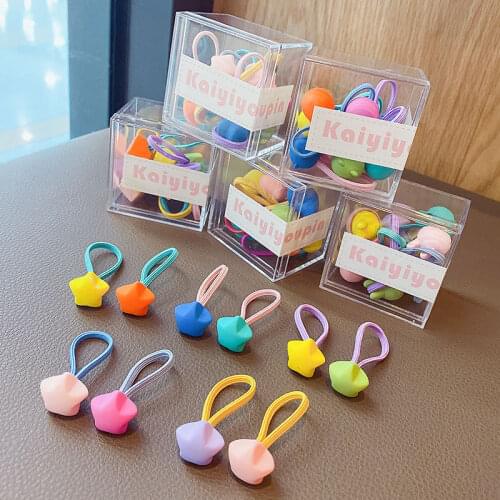 Colored head rope women summer 2021 new Zama tail rubber band summer hair ring ins holose sen tie hair rope