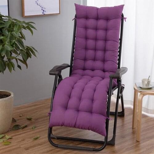 Long Cushion Reclining Chairs Foldable Soft Solid Thicken Cushion Garden Lounger Chair Cushion Window Couch Floor Pads