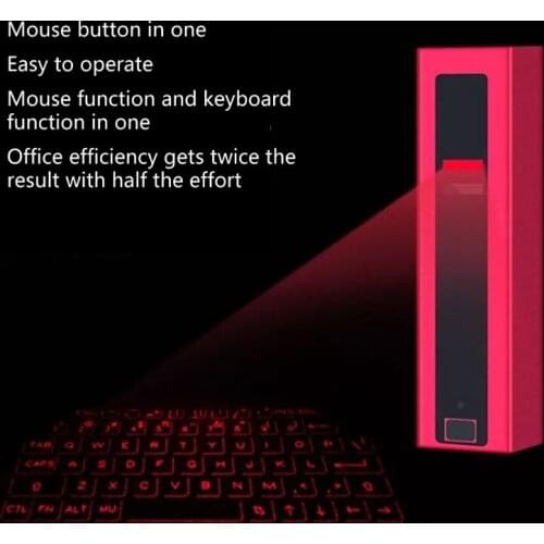 H7JF Wireless Bluetooth Voice Transmission Virtual L aser Keyboard Projection with Mouse Function for Laptop Computer Phone
