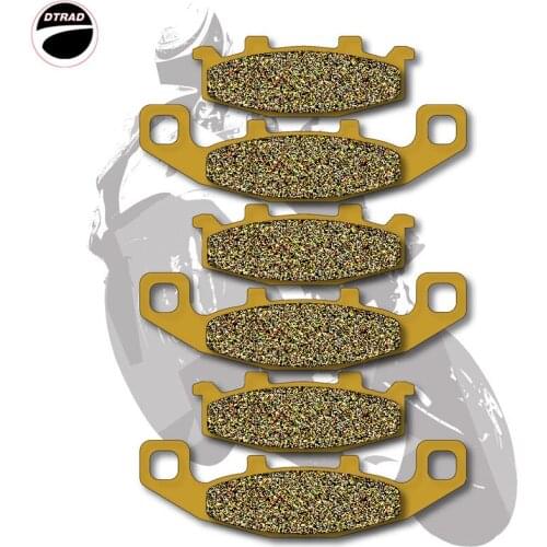 Motorcycle Brake Pads Front+Rear For KAWASAKI ZX 600 88-96 750 87-90 1000 88-90 GPX 600 88-96 750 87-89 ZR 750 91-95