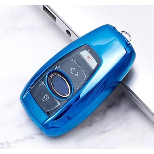 Car Soft Key Case Cover For Subaru XV BRZ Forester 2019 Legacy Outback Key Holder Accessories