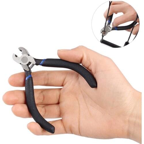 Portable Mini Anti-slip Nokset Plier for splicing and fixing Jewelry Plier Tool 8-14 Strand Noksets for Recurve and Compound bow