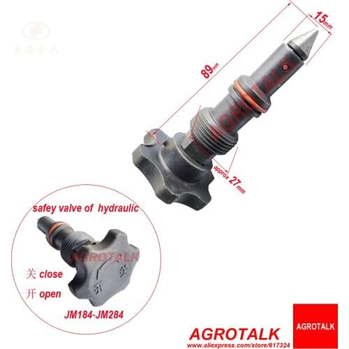 Safety valve control of hydraulic cylinder end cover for Jinma JM184- JM254 series tractor Part number