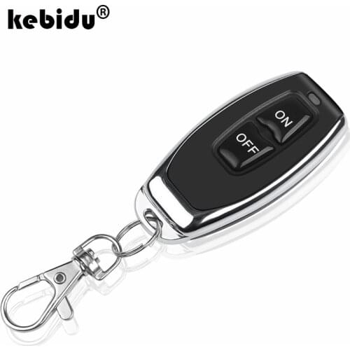 Kebidu Remote Controls Wireless Remote Control Switch relay Receiver Module for DC 12V 1CH RF Transmitter 433 Mhz