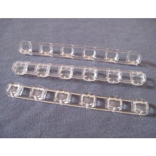 #RSYT-9.4 High quality 5050 Led Lens, Conjoined lens, Size: 89X9.4X4.6mm, Angle: 180 deg, Clean Surface, PMMA materials