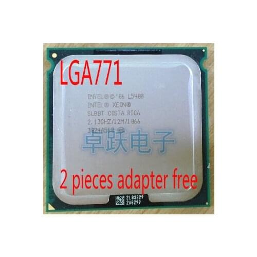 Intel Xeon L5408 server CPU/2.13GHz /LGA771/L2 Cache 12MB/Quad-Core/ (works on LGA 775 mainboard 2 Pieces Free)