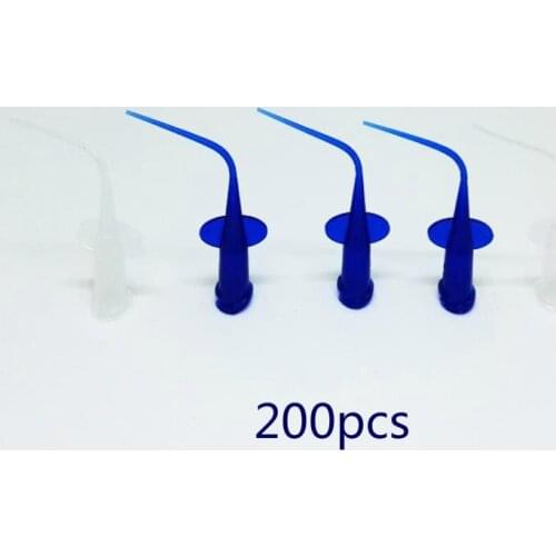 Dental Disposable Irrigation Rinse Tip Syringe Tips Dentistry Products Teeth Whitening Flexible Composite Resin Rinse Tip Endo