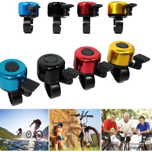 Aluminum Alloy Bike Bell Mechanical Colorful Cycling Bike Bicycle Handlebar Bell Ring Mountain Bike Bell Bicycle Accessorie