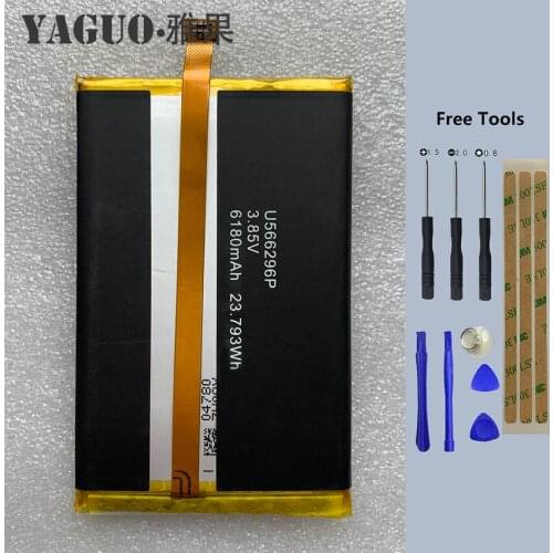 100% New Original Blackview P6000 6180mAh Replacement li-ion Battery For Blackview P6000 Smart Phone + Free Tools