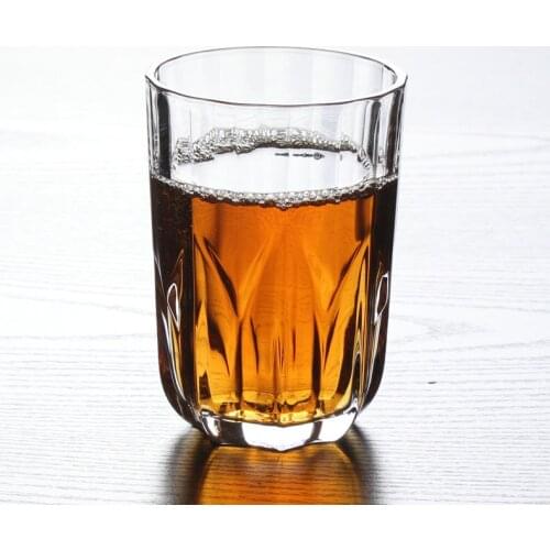 2 Pcs set high quality fashion home bar lead-free whiskey glass cups 0901-35