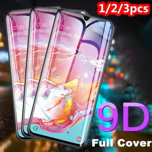 9D Curved Tempered Glass on the For Samsung Galaxy A50 A30 A70 A80 A90 A10 Full Cover Screen Protector For M20 M30 M40 A40 A60