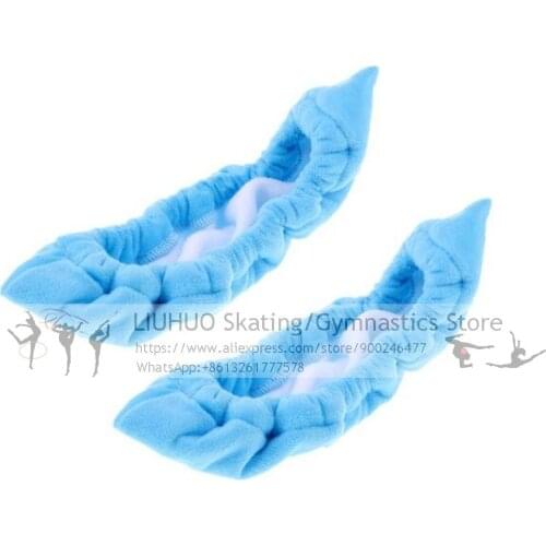 Figure Skating Blades Cover Children Girls Thick Fleece Cover Guard Prote Ice Skating Rollar Skate Shoes Accessories Athletic