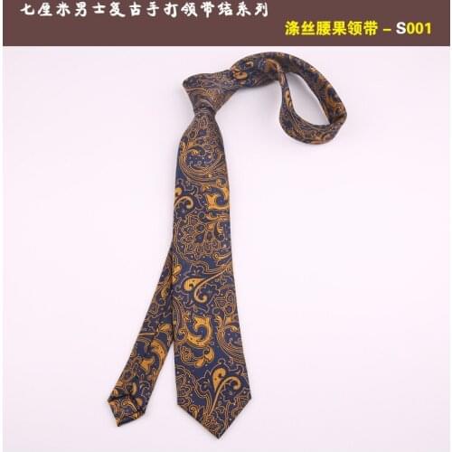 Tie men retro cashew professional casual custom shop business formal wear tie men Europe and America