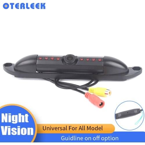 Good Night Vision License Plate Back UP Camera With Waterpoof IP68 8IRLED Lights