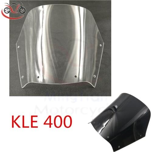 KLE400 Motorcycle Fairing Windshield Glass Offroad Motorcycle Windscreen for Kawasaki KLE 400
