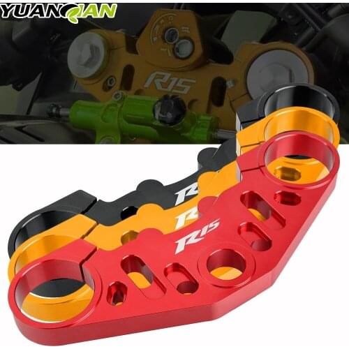 For YAMAHA YZF-R15 YZF R15 V3 2017-2020 2019 Motorcycle performance triple clamp Front Fork Lowering Triple Tree Upper Top Clamp