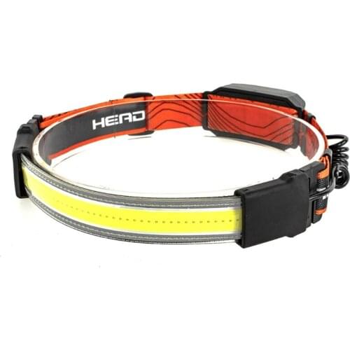 Headlamp Headlamp Mini Headlamp 3 Modes COB LED Flashlight Headlamp Torch Lantern with Headband Use AAA Battery