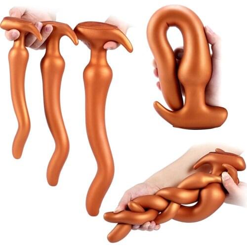 3Size Super Long Butt Plug Dildo Anal Long Adult Sex Toy For Men Prostate Massgaer Anus Vaginal Dilator Anal Plug Long Plug Butt