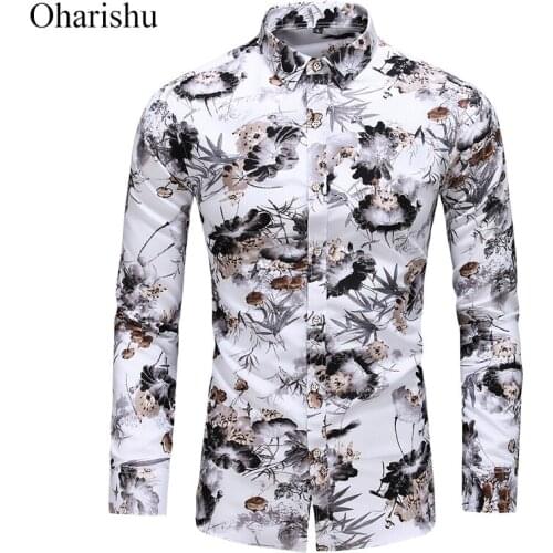 Oharishu Mens Silk Shirts