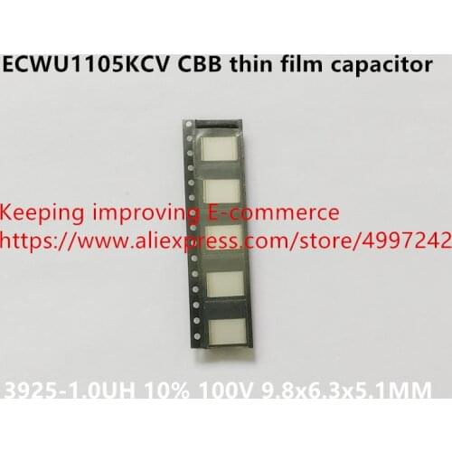 Original new 100% ECWU1105KCV CBB thin film capacitor 3925-1.0UH 10% 100V 9.8x6.3x5.1MM (Inductor)