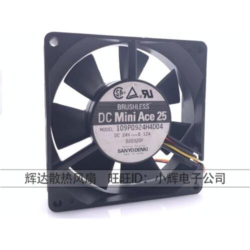 Original genuine 109P0924H4D04 24V 0.12A 9cm inverter fan cooling equipment