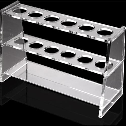 High Quality 10ml 25ml 50ml 100ml color comparison tube rack colorimeter tube stand 6 and 12 holes single and double layers
