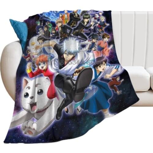 Anime funny Throw Blanket Fuzzy Warm Throws for Winter Bedding 3D Printing Soft Micro Fleece Blanket