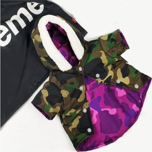 Winter Pet Dog Clothes For Dogs Thicken Warm Puppy Dog Coat Jacket Soft Anti-Water Chihuahua French Bulldog Clothing Outfits