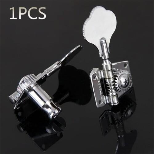 1pc Left Opened Electric Bass Guitar Tuning Pegs Machine Heads Tuners For Bass Chrome Bass Guitar Accessories