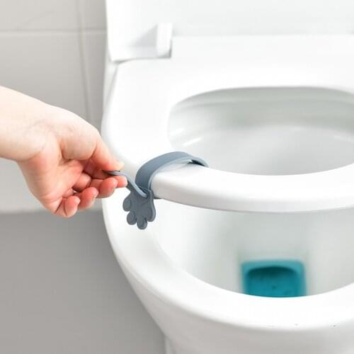 1pc Nordic Strapping Toilet Seat Cover Lifter Sanitary Closestool Seat Lid Lift Handle Waterproof Lift Tape Bathroom Supplies