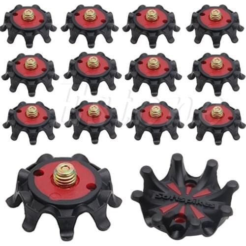 14Pcs New Golf Spikes Pins 1/4 Turn Fast Twist Shoe Spikes Replacement Set