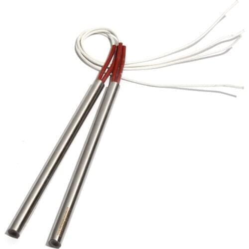 2PCS 20mm Diameter 380~500mm 110/220/380V Single Head Heater 304SUS 2300/2500/2600/2800/3000W Tubular Electric Heating Element