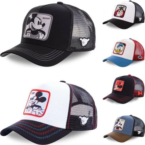 New Brand Anime Star Wars Mickey Snapback Cotton Baseball Cap Men Women Hip Hop Dad Mesh Trucker Hat Dropshipping