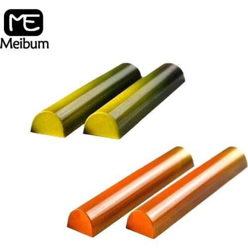 Meibum 10 Cavity Long Strip Polycarbonate Chocolate Mold 3D Dessert Maker Confectionery Baking Mould Child Candy Decoration Tray